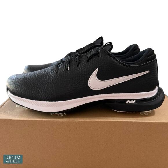 Nike Air Zoom Victory Tour 3 Golf Shoes Black White Leather Spiked Grip NEW~NIB! - Picture 7 of 16